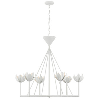 Alberto LED Chandelier in Plaster White (268|JN 5008PW)