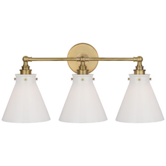Parkington LED Wall Sconce in Antique-Burnished Brass (268|CHD 2529AB-WG)