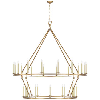 Darlana Ring LED Chandelier in Gilded Iron (268|CHC 5278GI)