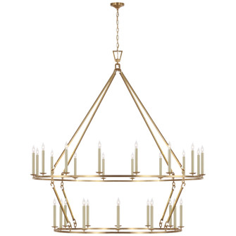Darlana Ring LED Chandelier in Antique-Burnished Brass (268|CHC 5278AB)