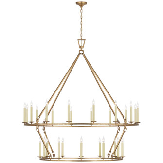 Darlana Ring LED Chandelier in Gilded Iron (268|CHC 5277GI)