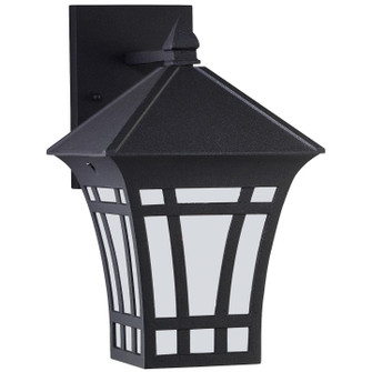 Herrington One Light Outdoor Wall Lantern in Black (1|89132EN3-12)
