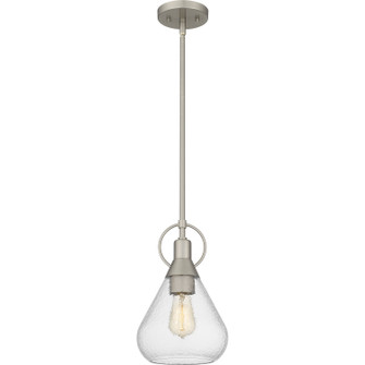 Quoizel Piccolo Pendant One Light Mini Pendant in Brushed Nickel (10|QPP6187BN)