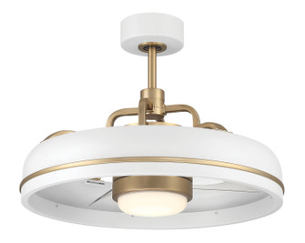 Taylor 20'' Ceiling Fan in White/Satin Brass (46|TYL24WSB3)