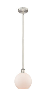 Edison One Light Mini Pendant in Brushed Satin Nickel (405|616-1S-SN-G121-8)