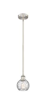 Edison One Light Mini Pendant in Brushed Satin Nickel (405|616-1S-SN-G1215-6)