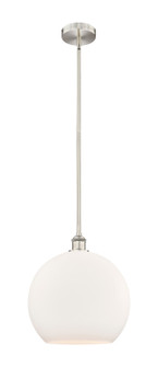 Edison One Light Pendant in Brushed Satin Nickel (405|616-1S-SN-G121-14)