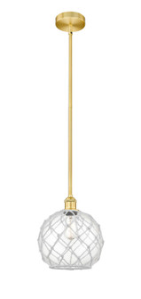 Edison One Light Mini Pendant in Satin Gold (405|616-1S-SG-G122-10RW)