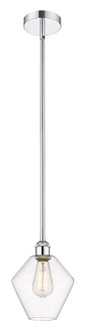 Edison One Light Mini Pendant in Polished Chrome (405|616-1S-PC-G652-8)