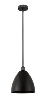 Edison One Light Mini Pendant in Matte Black (405|616-1S-BK-MBD-12-BK)
