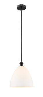 Edison One Light Mini Pendant in Matte Black (405|616-1S-BK-GBD-121)