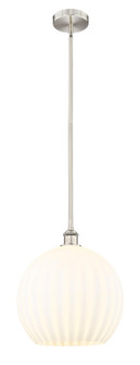 Edison LED Pendant in Matte Black (405|616-1S-BK-G1215-14-LED)