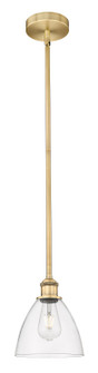 Edison One Light Mini Pendant in Brushed Brass (405|616-1S-BB-GBD-752)