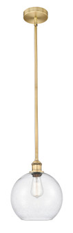 Edison One Light Mini Pendant in Brushed Brass (405|616-1S-BB-G124-10)