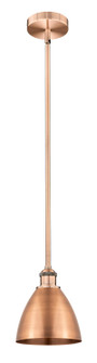 Edison One Light Mini Pendant in Antique Copper (405|616-1S-AC-MBD-75-AC)