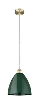 Edison One Light Mini Pendant in Antique Brass (405|616-1S-AB-MBD-12-GR)