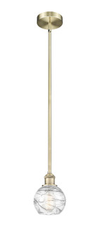Edison One Light Mini Pendant in Antique Brass (405|616-1S-AB-G1213-6)