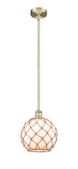 Edison One Light Mini Pendant in Antique Brass (405|616-1S-AB-G121-10RB)