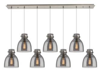 Downtown Urban Eight Light Linear Pendant in Brushed Satin Nickel (405|127-410-1PS-SN-G412-8SM)