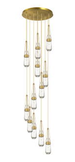 Downtown Urban LED Pendant in Brushed Brass (405|126-452-1P-BB-G452-4CL)