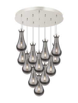 Downtown Urban 12 Light Pendant in Polished Nickel (405|126-451-1P-PN-G451-5SM)