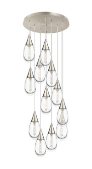 Downtown Urban 12 Light Pendant in Brushed Satin Nickel (405|126-450-1P-SN-G450-6CL)