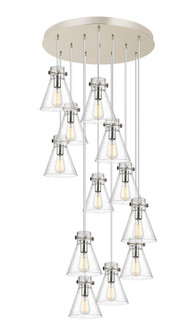 Downtown Urban 12 Light Pendant in Polished Nickel (405|126-410-1PS-PN-G411-8SDY)