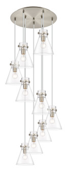 Downtown Urban Four Light Pendant in Brushed Satin Nickel (405|119-410-1PS-SN-G411-8CL)