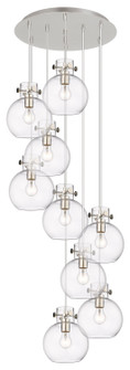 Newton Nine Light Pendant in Polished Nickel (405|119-410-1PS-PN-G410-8CL)