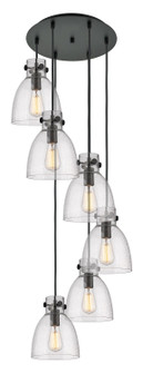 Downtown Urban Nine Light Pendant in Matte Black (405|116-410-1PS-BK-G412-8SDY)