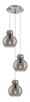 Newton Three Light Pendant in Brushed Satin Nickel (405|113-410-1PS-SN-G410-8SM)