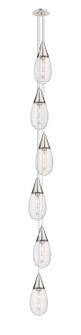 Downtown Urban Six Light Pendant in Polished Nickel (405|106-450-1P-PN-G450-6SCL)