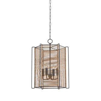Ramon Four Light Lantern in Textured Black (67|F9818-TBK)