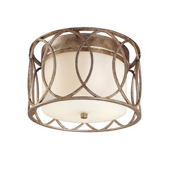 Sausalito Two Light Flush Mount in Silver Gold (67|C1280-SG)