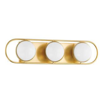 Amy Three Light Bath and Vanity in Aged Brass (428|H783303-AGB)