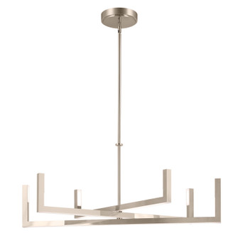 Priam LED Chandelier in Polished Nickel (12|84328PN)