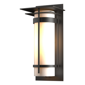 Banded One Light Outdoor Wall Sconce in Coastal White (39|305994-SKT-02-GG0037)
