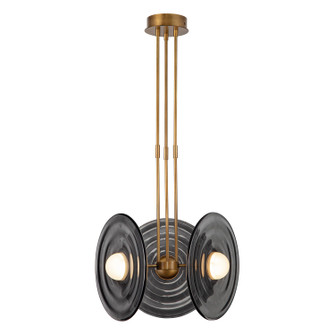 Harbour LED Pendant in Vintage Brass/Smoked (452|PD350318VBSM)