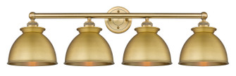 Edison Four Light Bath Vanity in Brushed Brass (405|616-4W-BB-M14-BB)