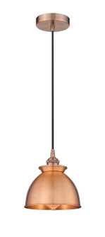 Edison One Light Mini Pendant in Antique Copper (405|616-1P-AC-M14-AC)