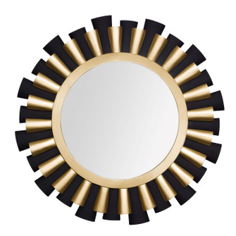 Daphne Mirror in Matte Black/French Gold (137|372MI36MBFG)