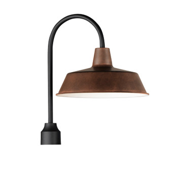 Pier M One Light Post Lantern in Empire Bronze / Black (16|35010EBBK)