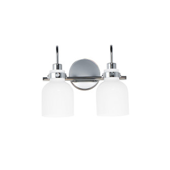 Milk Two Light Bath Vanity in Polished Chrome (16|12332WTPC)