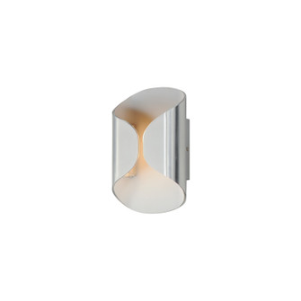 Folio LED Outdoor Wall Lamp in Satin Aluminum / White (86|E30151-SAWT)