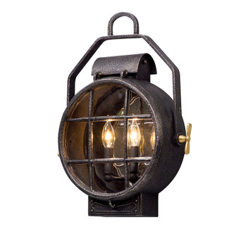 Point Lookout Two Light Wall Lantern in Aged Pewter (67|B5032-APW)