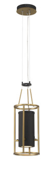 Levitation LED Mini Pendant in Soft Brass And Sand Coal (7|5085-781-L)
