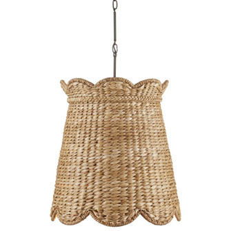 Annabelle One Light Pendant in Natural/Molé Black (142|9000-1116)