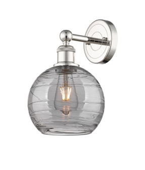 Edison One Light Wall Sconce in Polished Nickel (405|616-1W-PN-G1213-8SM)