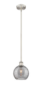 Edison One Light Mini Pendant in Brushed Satin Nickel (405|616-1S-SN-G1213-8SM)