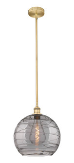 Edison One Light Pendant in Brushed Brass (405|616-1S-BB-G1213-14SM)
